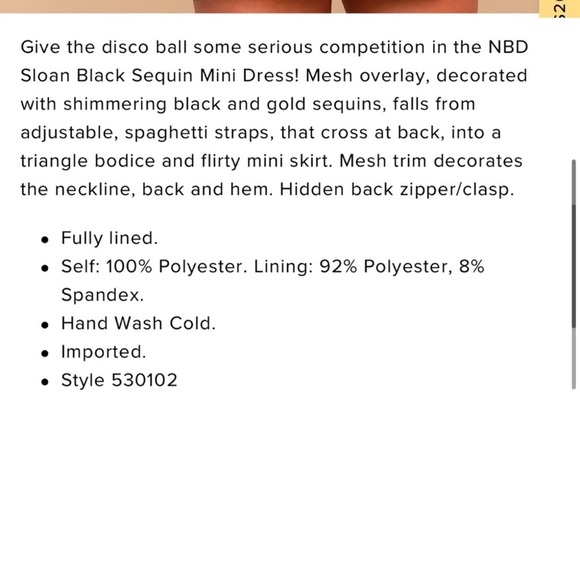 NBD Sloan Sequin Mini Dress - Picture 7 of 10